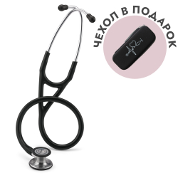 Стетоскоп Littmann Cardiology IV, черный, стальная акустическая головка (6152)