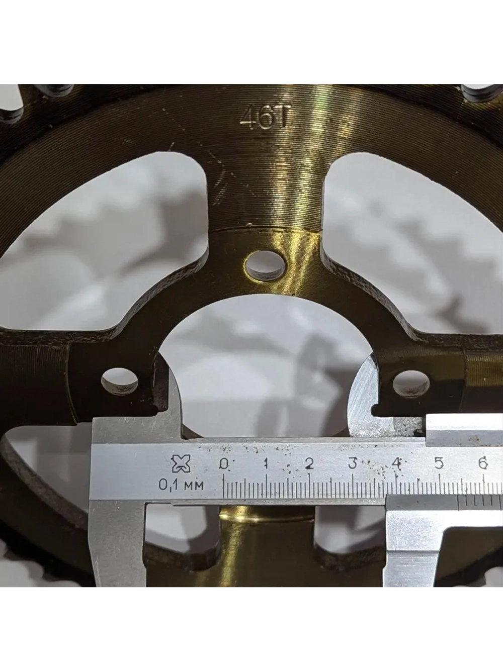 +t Звезда ведомая 420-46T для мотоцикла (венец)