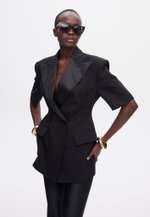 Жакет двубортный "Date Night", Черный