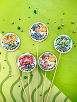 Леденец с фотопечатью на палочке (23 февраля)