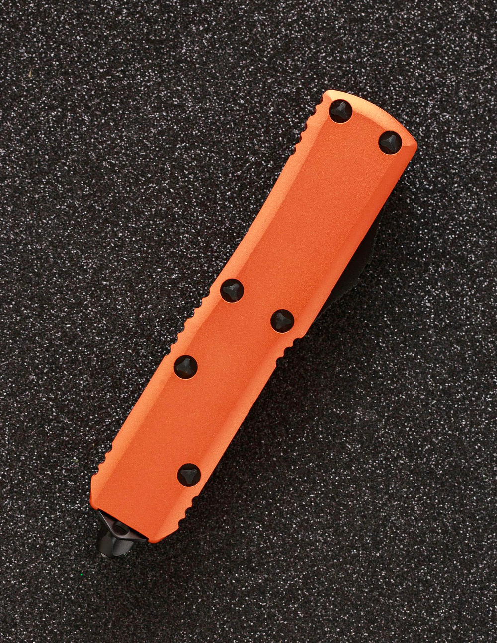 Автоматический складной нож SteelBro UTX-85 Hellhound Black VG-10 719-1OR (оранжевый) фронталка/выкидуха