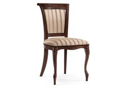 Деревянный стул Амбертин орех / агата полоса серая