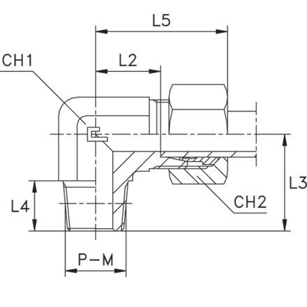 Штуцер FC90 DL10 M14x1.5