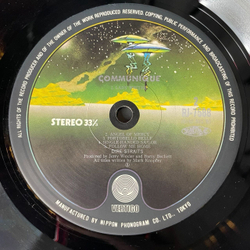 Винтажная виниловая пластинка LP Dire Straits Communique (Japan 1979) (No Obi) Lady Writer