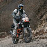 Эндуро Freeride / Серо-оранжевый