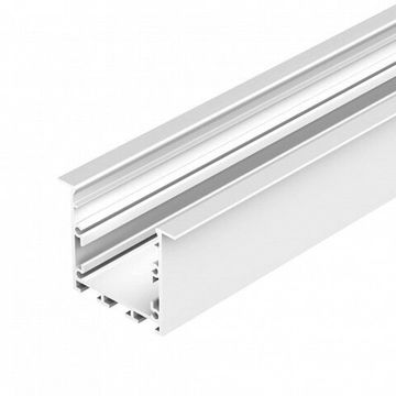 Алюминиевый профиль для светодиодных лент и линеек 35.5мм 059365 белый LINIA49-F-M-2500 WHITE Arlight