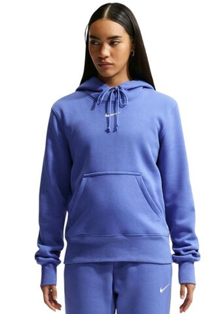 Женская теннисная куртка Nike Sportswear Phoenix Fleece - light medium blue/sail