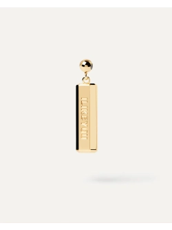 Подвеска-шарм женская PDPaola Ilikeyou серебро 925 пробы покрытое золотом 750 пробы CH01-101-U