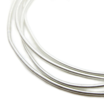 Канитель мягкая, гладкая, KAN/MK, 1,3 мм, матовая, серебро