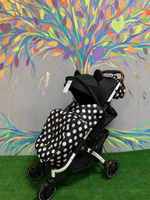 Коляска прогулочная Babalo 2022 Микки маус текстиль на белой раме с сумкой