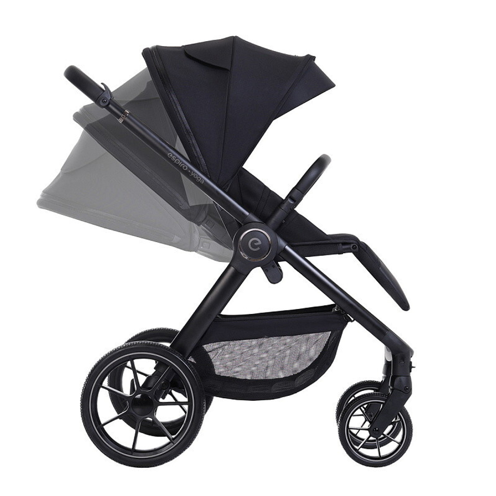 Детская коляска 3 в 1 Espiro Yoga 2025 и автокресло Pi Gray blue 111 calm evening voice of nature / Серый/синий (Gray blue 103)