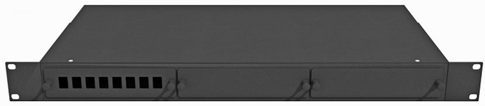 Кросс оптический стоечный  TopLAN КРС-Top-1U-08SC/DLC-BK