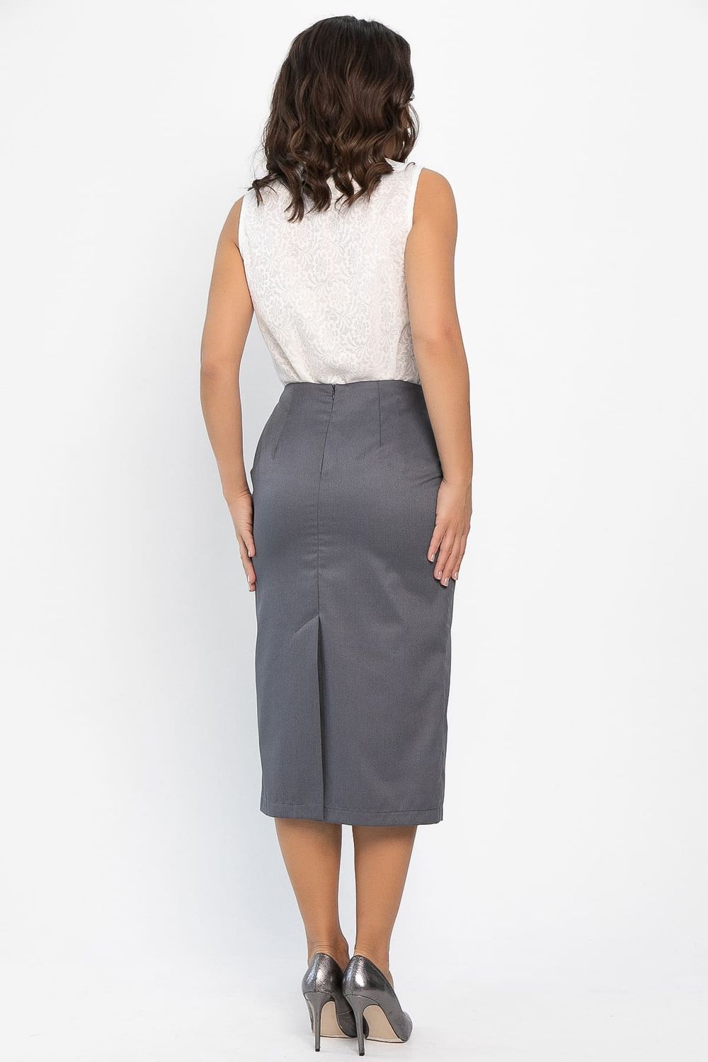 Юбка Эмма (темно-серая) Ю14166-25М LT Collection
