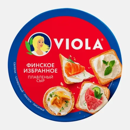 Сыр плавленый Viola ассорти Финское избранное 45% 130г