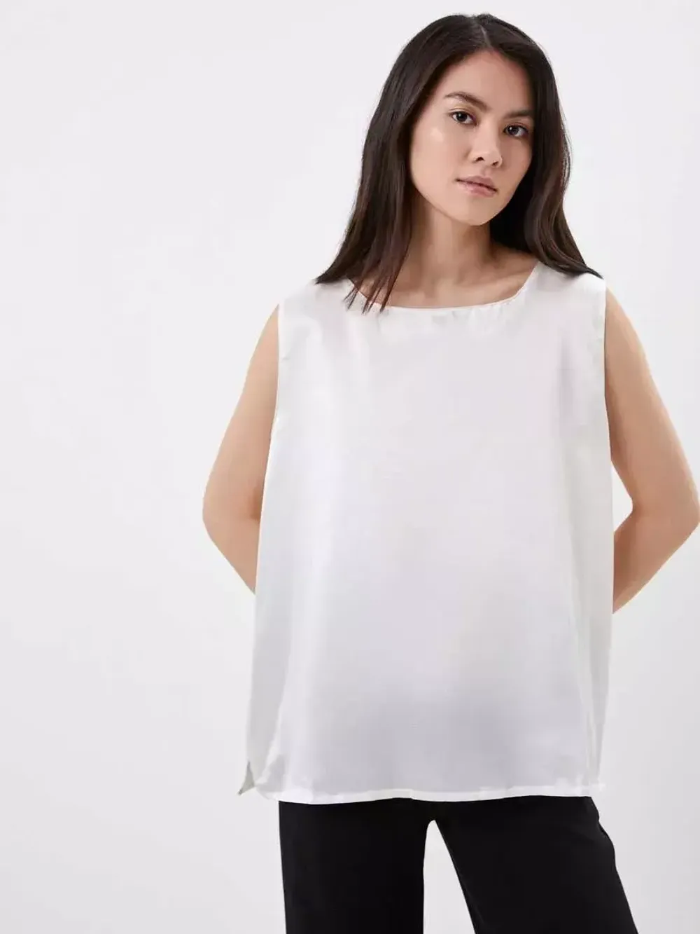 Шелковая майка