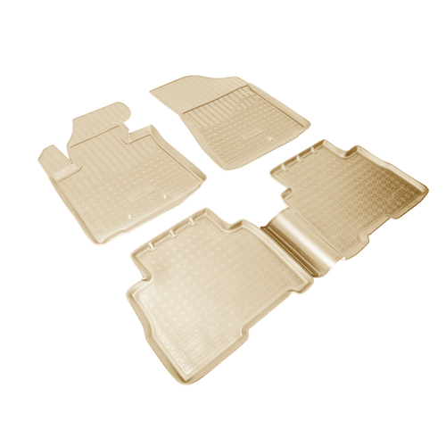Ковры в салон Norplast/Unidec для Kia Sorento в кузове XM FL (2012-), Бежевый, арт.NPA11-C43-650-B