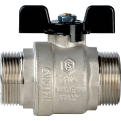 Кран шаровой резьба/резьба полнопроходной (бабочка) 32