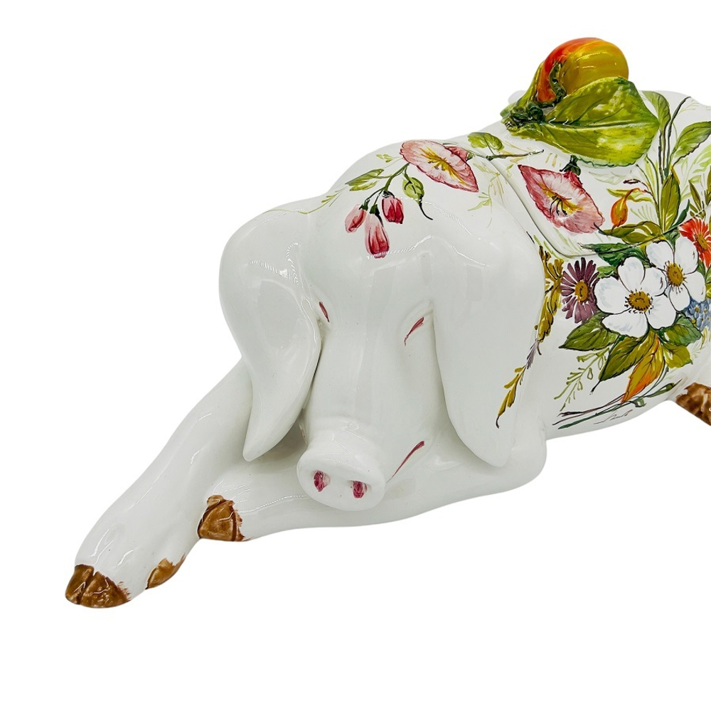 Блюдо с крышкой и ложкой Хрюша 50 см