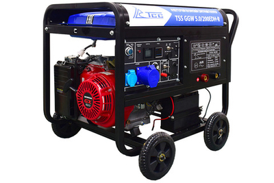 Бензиновый сварочный инверторный генератор TSS GGW 5.0/200EDH-R (Honda GX390)