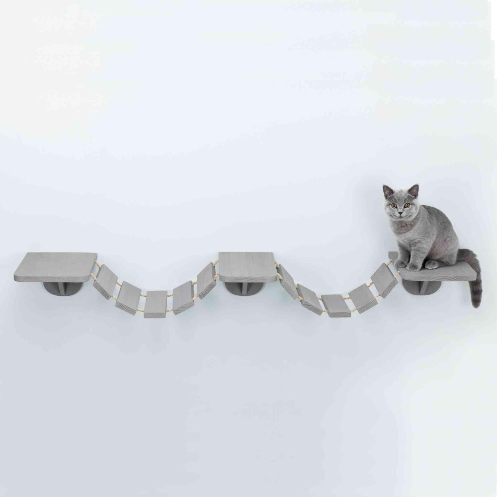 Подвесная конструкция для кошек Trixie Climbing Ladder, размер 150х30см., серо-коричневый