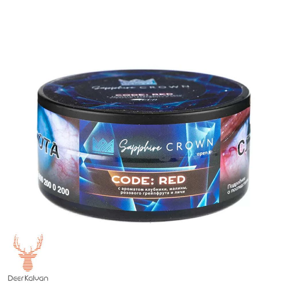 Sapphire Crown &quot;Code: Red&quot;  (Клубника, Малина, Розовый Грейпфрут, Личи) 100 гр.