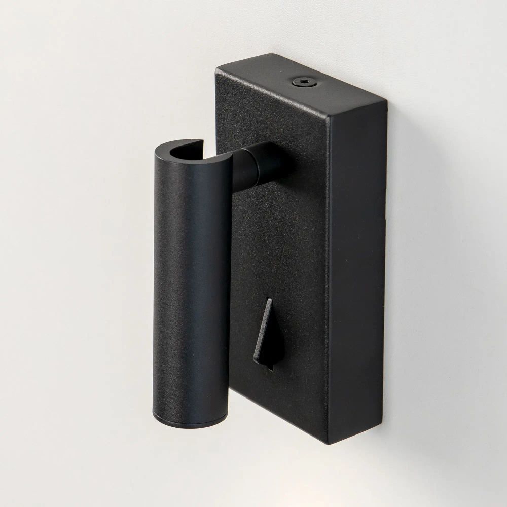 Citilux Декарт CL704351 LED Светильник поворотный с выключателем Чёрный