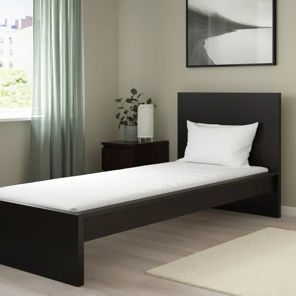 Матрас для односпальной кровати - AFJALL  IKEA/ АФЬЕЛЛЬ ИКЕА, 90x200 см, белый