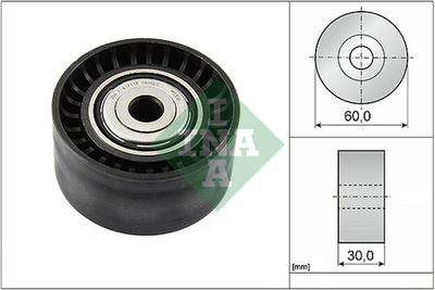 INA - 532053410-INA - Deflection/Guide Pulley, V-ribbed belt