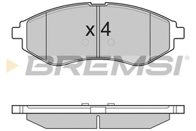 BREMSI - BP3111-BMS - Brake Pad Set, disc brake