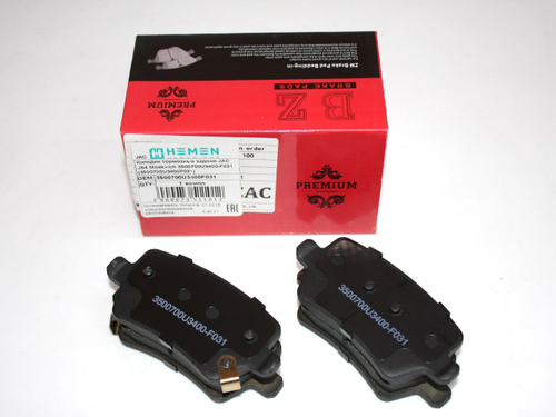 Колодки тормозные задние 3500700U3400F031 JAC J7/JS4/Москвич