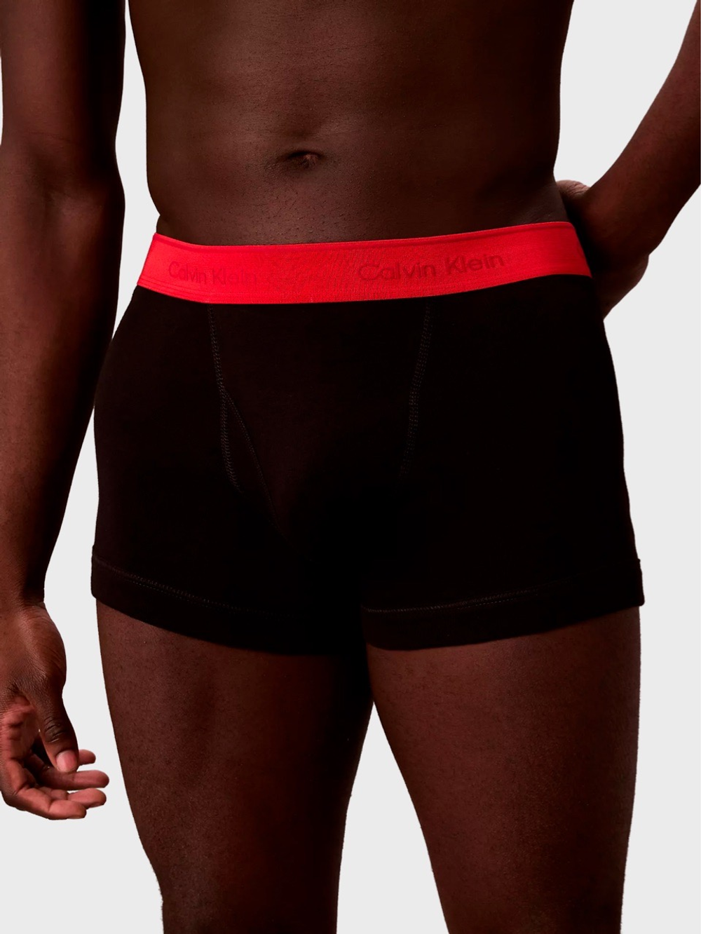 Мужские трусы Calvin Klein боксеры-транки Cotton Classics 5-Pack Multi Red