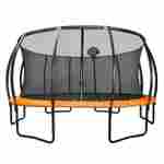 Батут с сеткой и баскетбольным кольцом, диаметр 14 фт