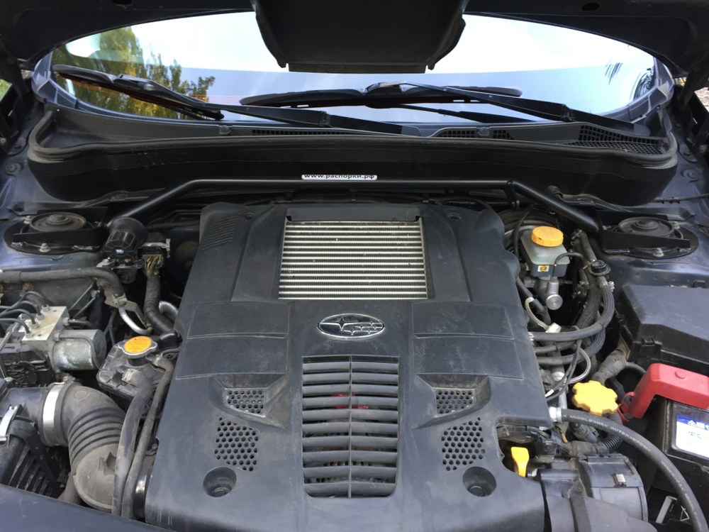 Распорка передних стоек (цельная) Subaru Forester 3 (SH) и Subaru Impreza (GH)