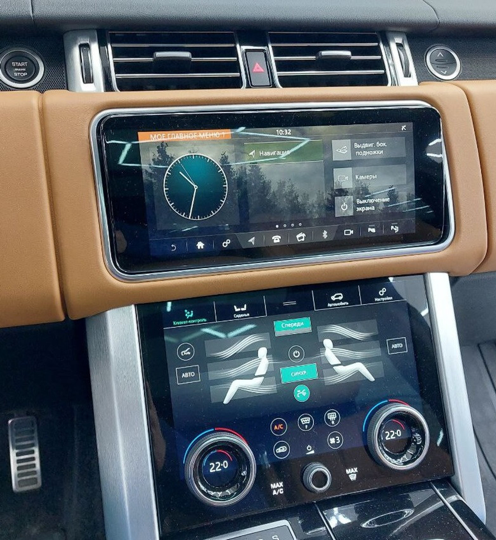 Навигационный блок для Range Rover Evoque 2 2019+ - Radiola RDL-501 на Android 12, 8ГБ-128ГБ, SIM-слот