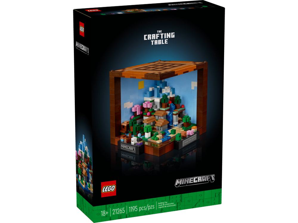 LEGO Minecraft 21265 «Верстак» — основной элемент игры