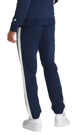 Мужские теннисные штаны Wilson Clairmont Warm-Up Jogger - небесный