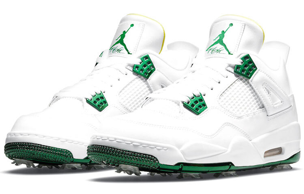Кроссовки Jordan Air Jordan 4 Golf "Metallic Green"