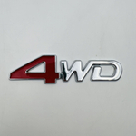Эмблема (шильдик) 4WD 125х27 мм металл 1 шт