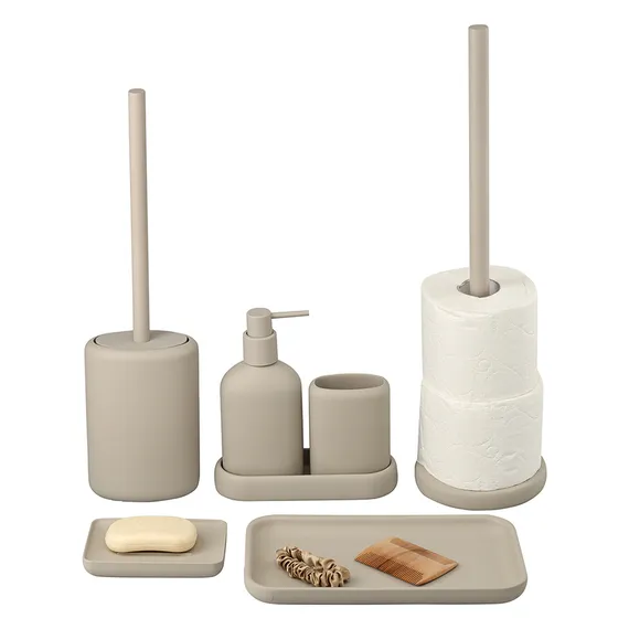 Держатель для туалетной бумаги slim, светло-серый