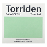 Torriden, Balanceful Cica Toner Pad, 60 листов, 180 мл (6,08 жидк. унц.)