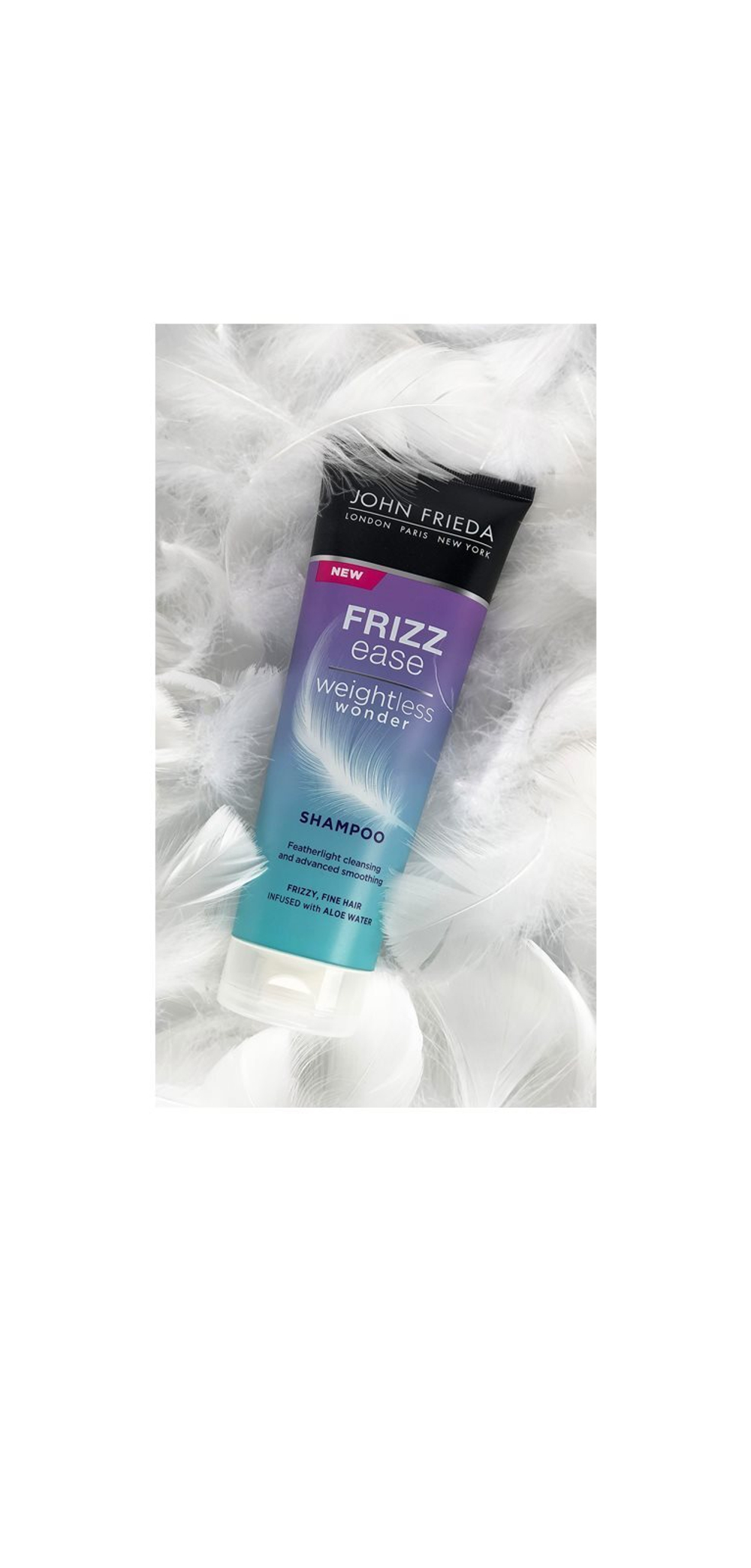 John Frieda Frizz Ease Weightless Wonder - разглаживающий шампунь для непослушных и вьющихся волос /   250  ml  / GTIN 5037156258363