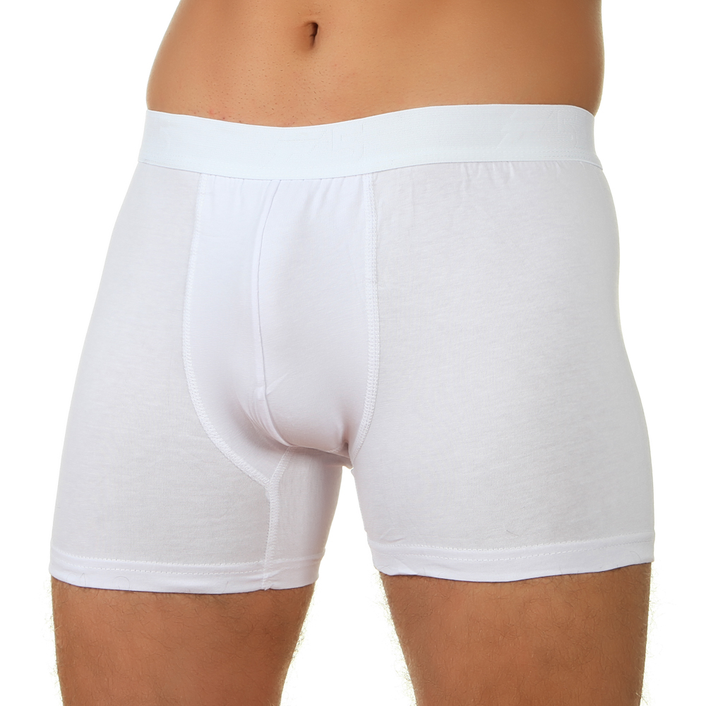 Мужские трусы боксеры белые E5 Underwear CLASSIC BOXER SHORT
