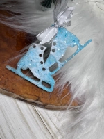 Новогодняя елочная игрушка Коньки