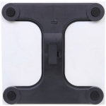 Весы напольные электронные «SMART- circle» 28*28*0,5 см, bluetooth+APP (работает от 2хААА), белый