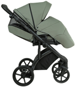 Детская коляска Roan Bass Next 2.0 3 в 1 с автокреслом Pituso Baesa Pro Black,Beige Canopy BSN/43/2 Sage Green/Black/руч.Black