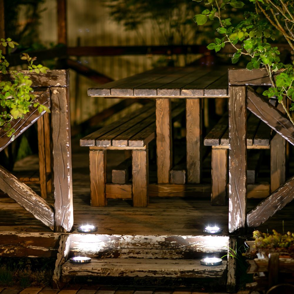 USL-F-171-PT130 INGROUND Садовый светильник на солнечной батарее. 4 светодиода. Белый свет. 1xАА Ni-Mh аккумулятор в-к. IP44. TM Uniel.