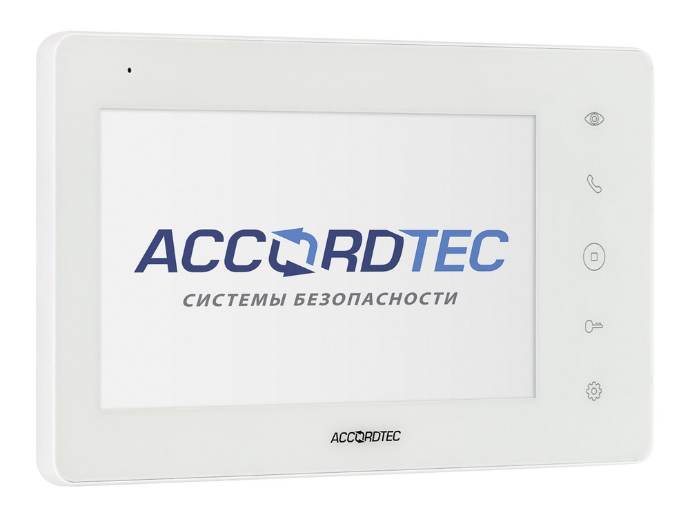 AT-VD710W WH Монитор домофона цветной с функцией «свободные руки» AccordTec