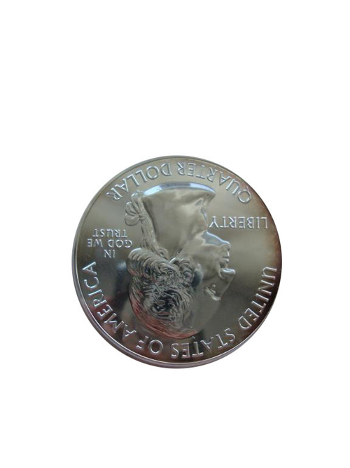 США 25 центов 2010 Йосемитский национальный парк Штат Калифорния СЛАБ PCGS MS68 СЕРЕБРО 5 унций