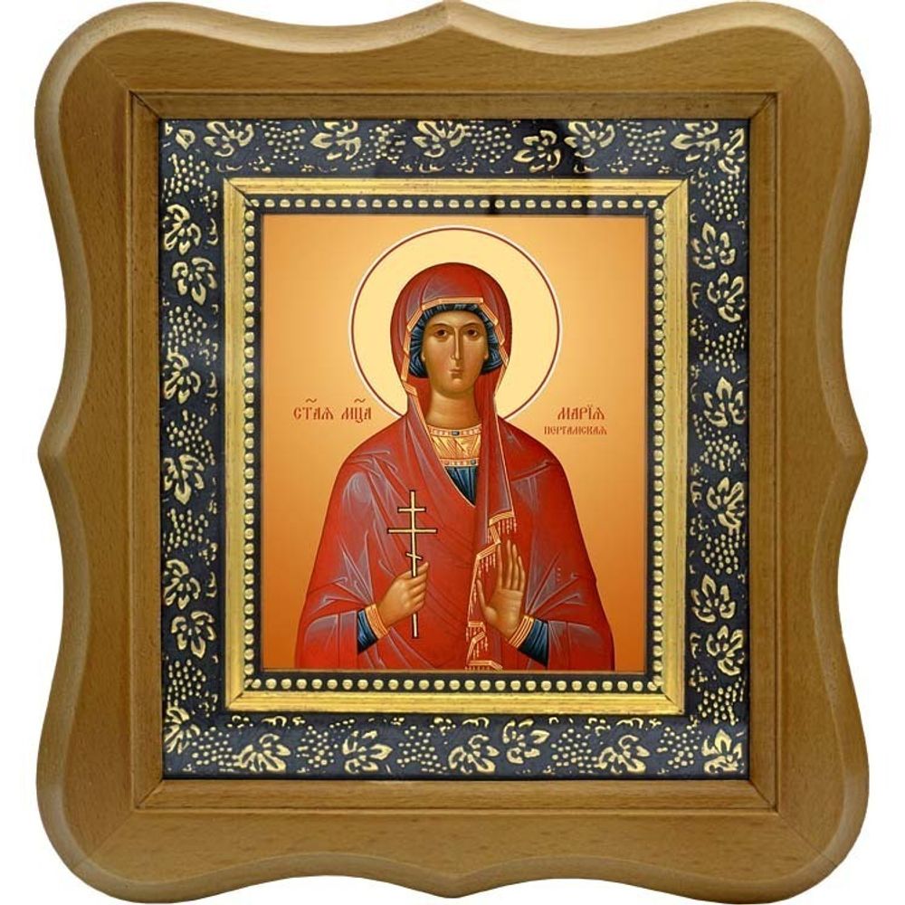 Мария Пергамская мученица. Икона на холсте.