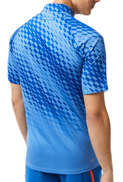 Мужское поло теннисное Lacoste Tennis x Novak Djokovic Player Version Polo Shirt - blue